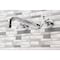 Kingston Brass KS8051NX Wall Mount Tub Faucet, Polished Chrome KS8051NX - alternate 2